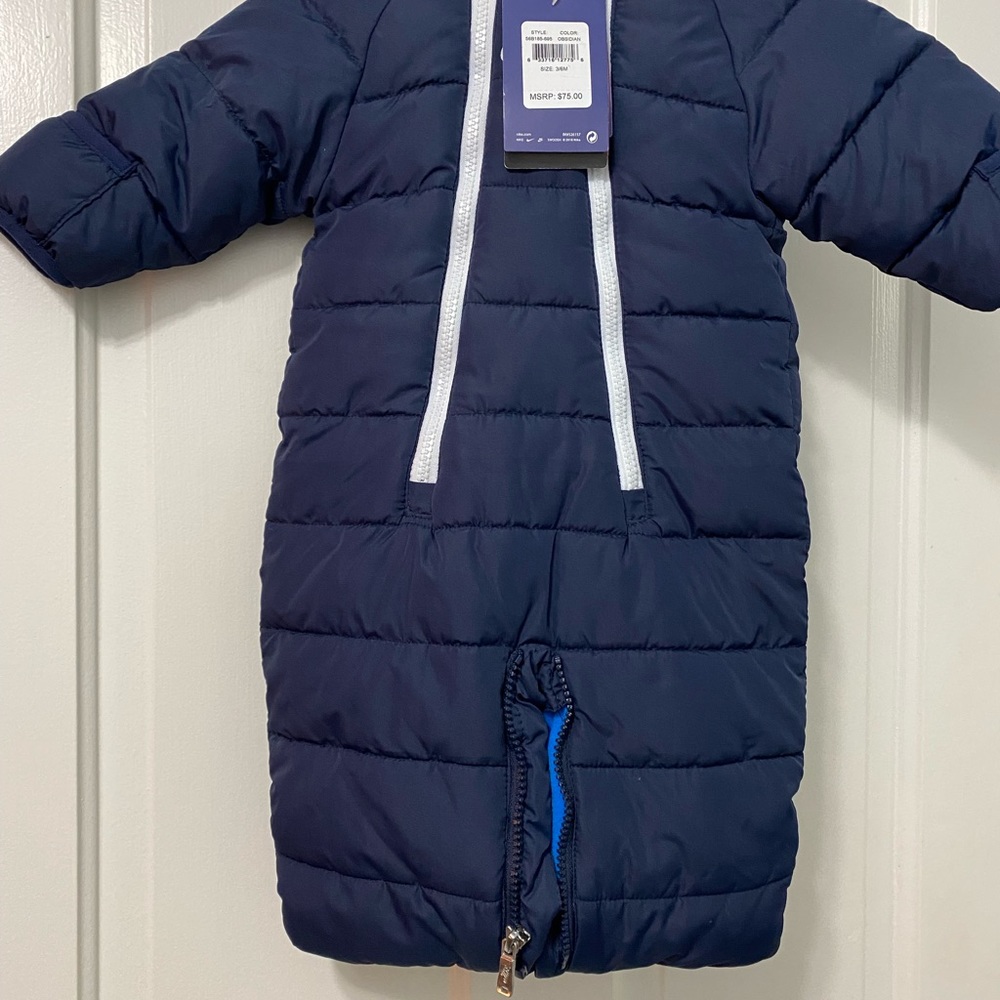 New With Tags. Nike Baby Hooded Fleece Lined Snowsuit